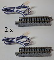 Kato 2 x Anschluss Gleis mit 90 cm Kabel Spur N gebraucht
