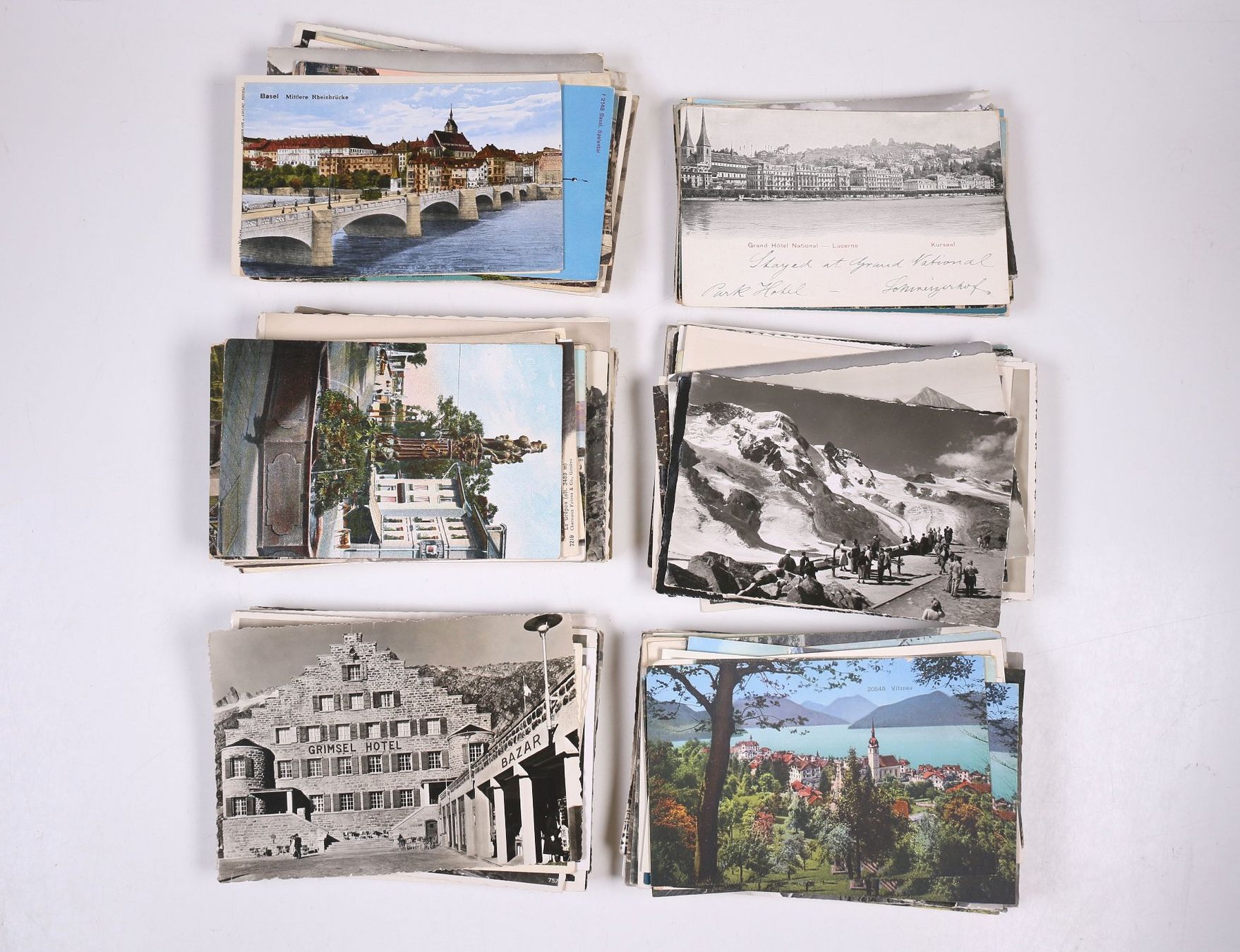 Cartoline postali: 1 kg alte Schweizer Postkarten – Usato da Hettlingen venduto da Scholi99