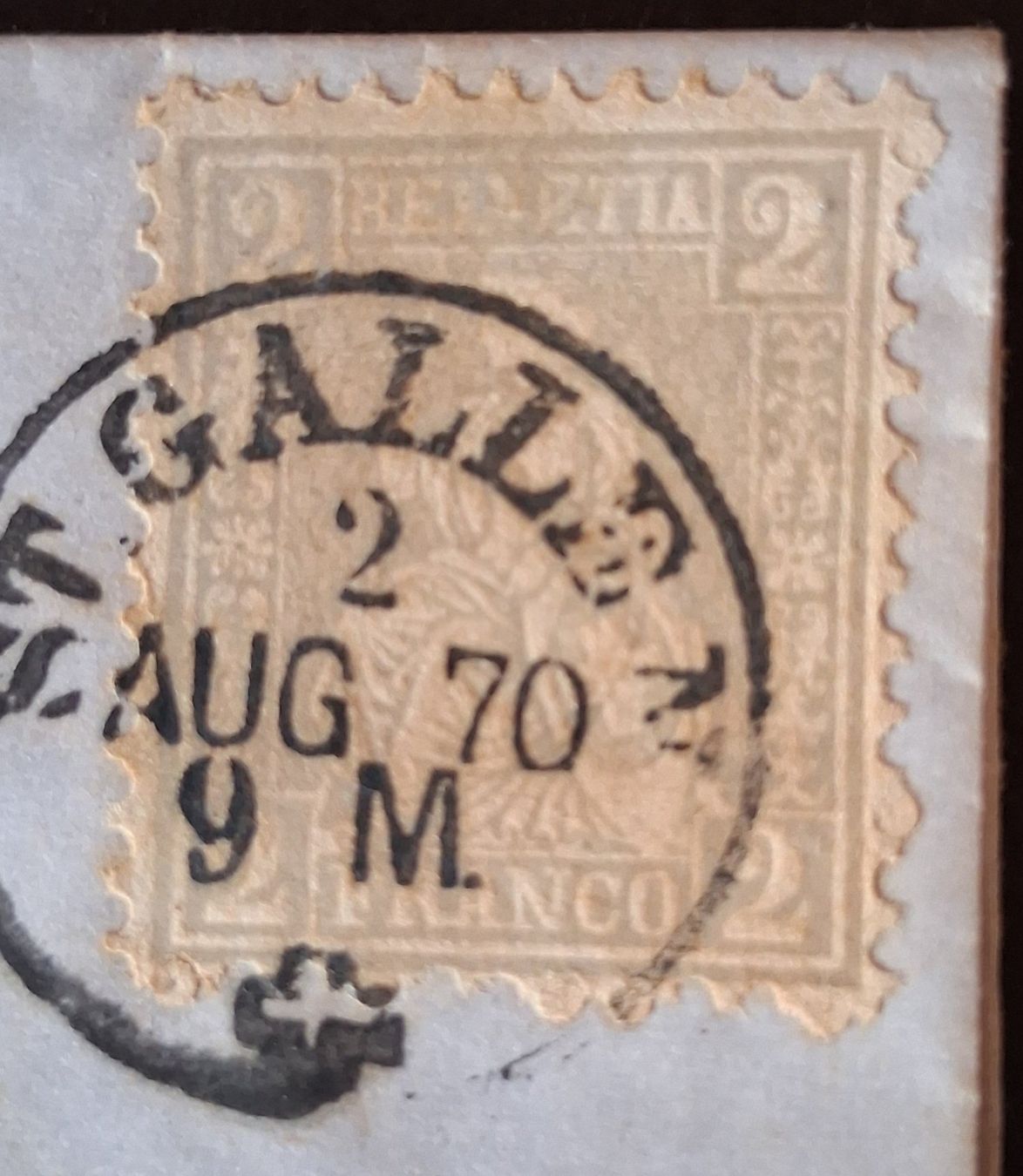 Tutti i francobolli: Faltbrief St.Gallen-Waldstatt 1870 – Usato da Stalden (Sarnen) venduto da Salina_23 1