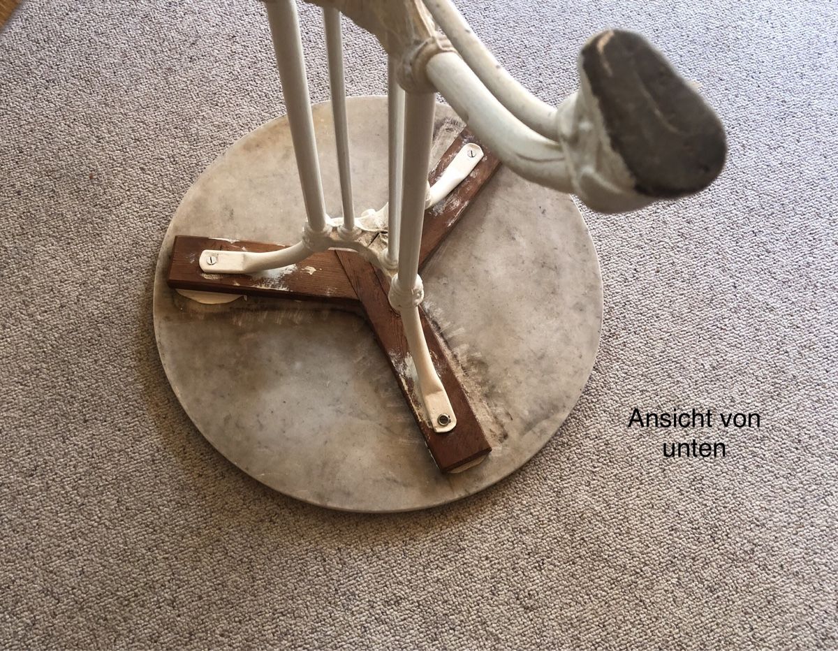 Tavoli: Bistro-Tisch Jugendstil 100-jährig rund – Usato da Rüschlikon venduto da succes08 5