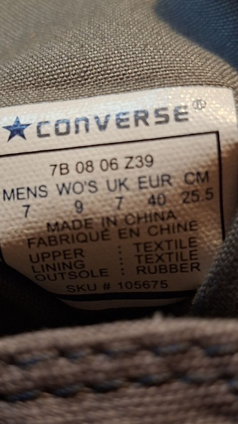 Herrenschuhe: Vendo Converse All Star – Gebraucht aus Solduno von sar_8t7y 2