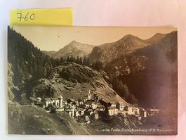 alte Ansichtskarte Fusio Ponto Sambuco, Tessin