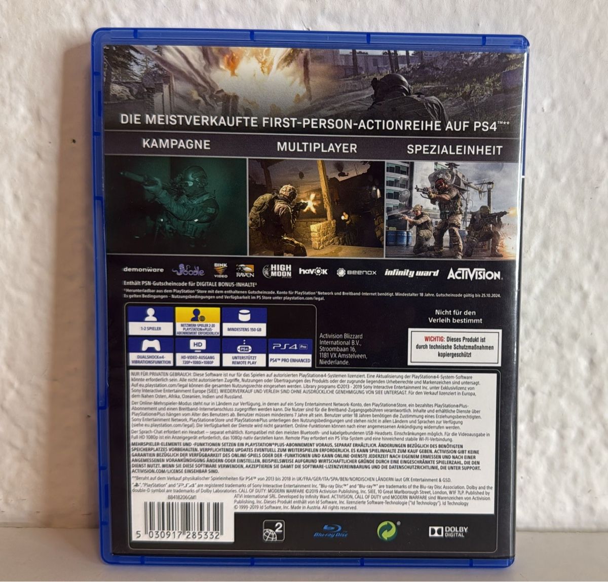 Sony Giochi: Call of Duty Modern Warfare PS4/PS5 game – Usato da Ehrendingen venduto da bubulence 1