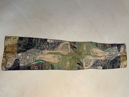 Artfoulard Seidenschal, Gustav Klimt, Rarität, Vintage