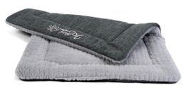 Neue, originalverpackte, weiche Liegedecke 110 x 70 cm, grau