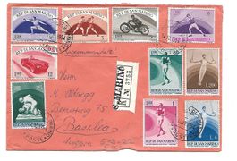 San Marino 1923 : Lot mit interessanten Belegen