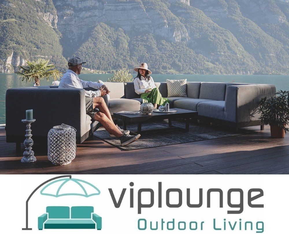 Viplounge Divani: Gartenlounge Malley grau – Nuovo e nell'imballaggio originale da Uznach venduto da viplounge 2
