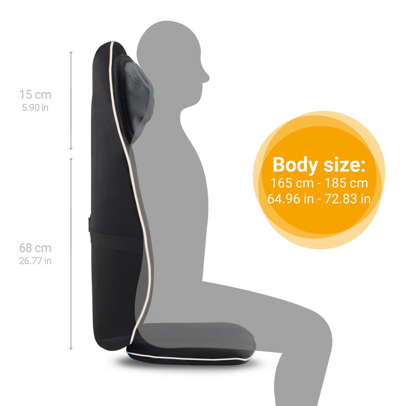 Medisana Dispositivi per massaggi: MCN Massagesitzauflage – Nuovo e nell'imballaggio originale da Wängi venduto da SPCSHOP 1