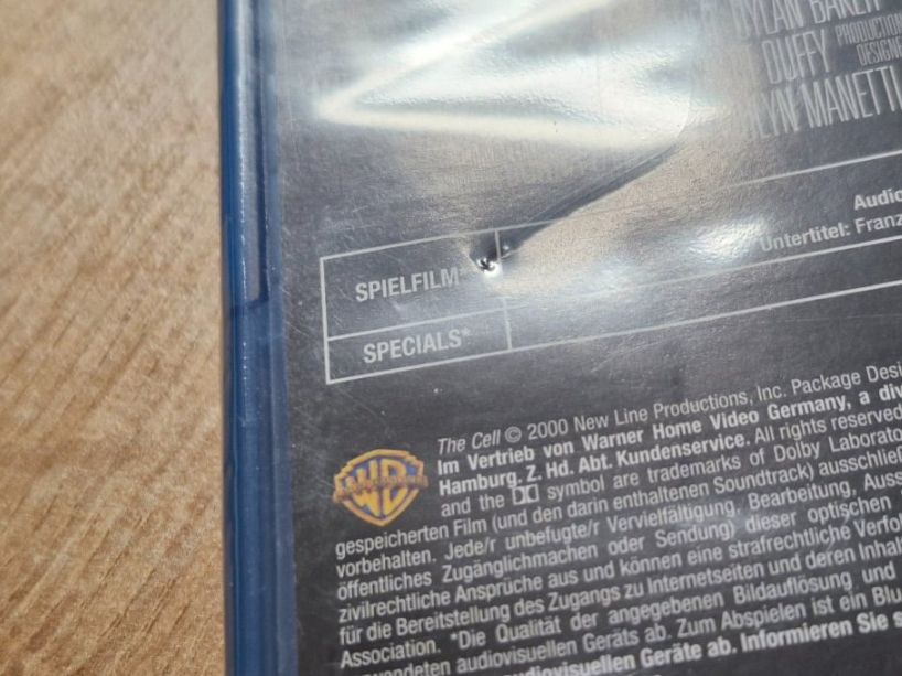 Tutti i DVDs: The Cell (2000) NEU OVP Bluray – Nuovo e nell'imballaggio originale da Pfungen venduto da Whitie 2