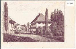Forch - Dorfpartie - Künstlerkarte