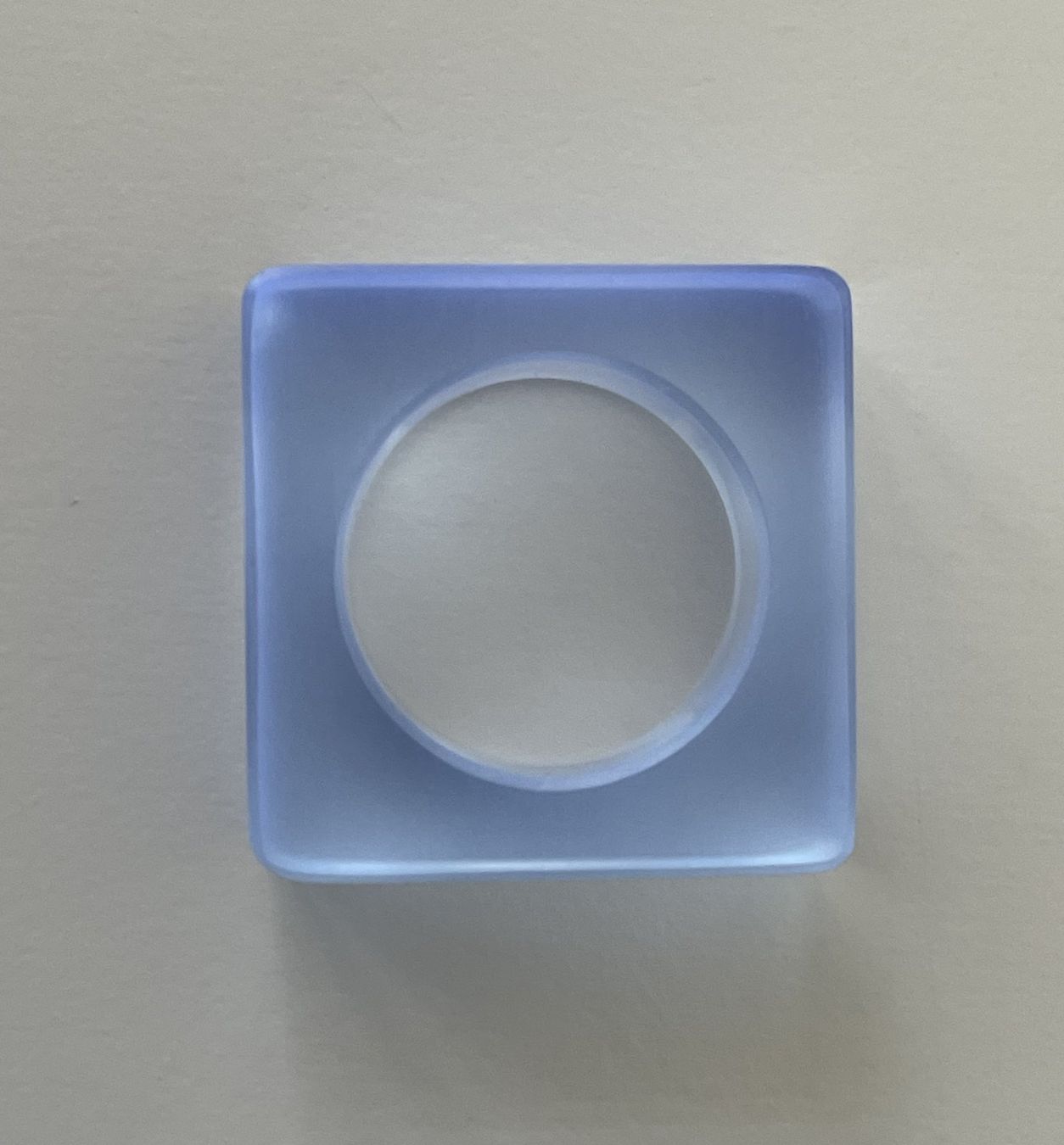 Anelli: Ring Plexiglas breit hellblau - 3 Grössen wählbar – Nuovo e nell'imballaggio originale da Turgi venduto da bar_8pdm 5