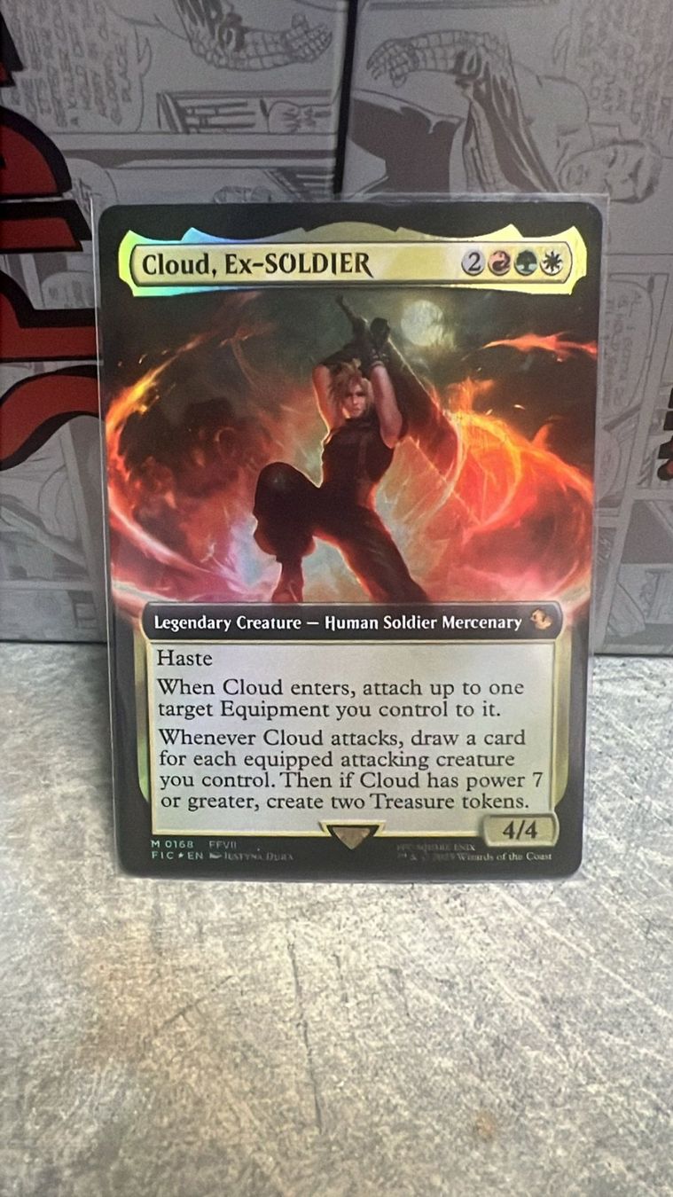 Magic The Gathering Carte collezionabili: Cloud, Ex-Soldier Foil Extended – Nuovo (secondo la descrizione) da Wilen b. Wollerau venduto da GarruksShop