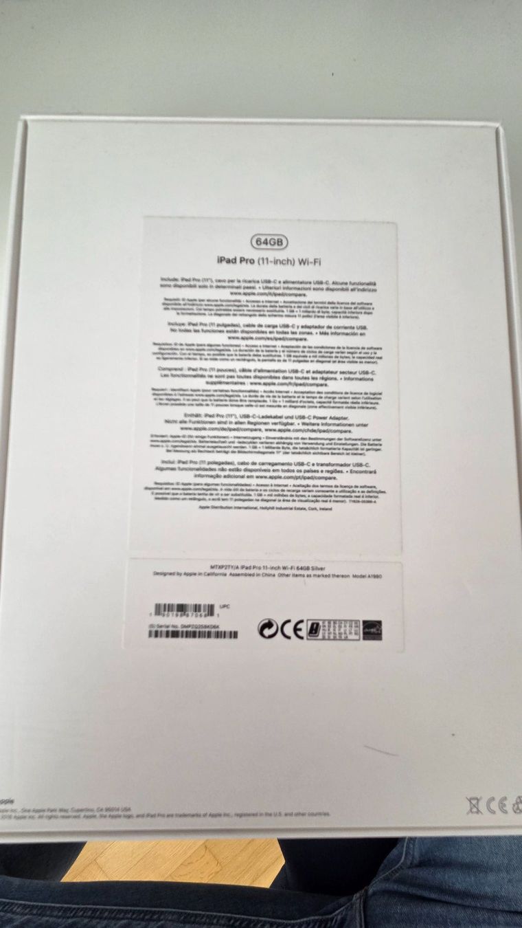 Apple Tablettes PC: Apple Ipad Pro 11'' 64 GB Silver A1980 – D'occasion à Uitikon Waldegg par UitiZH 4