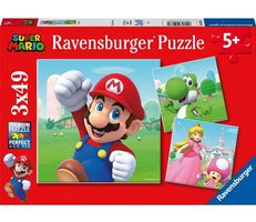 Ravensburger 3x49 Teile Puzzle Super Mario