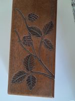 boite en bois sculpture framboisier/mûrier