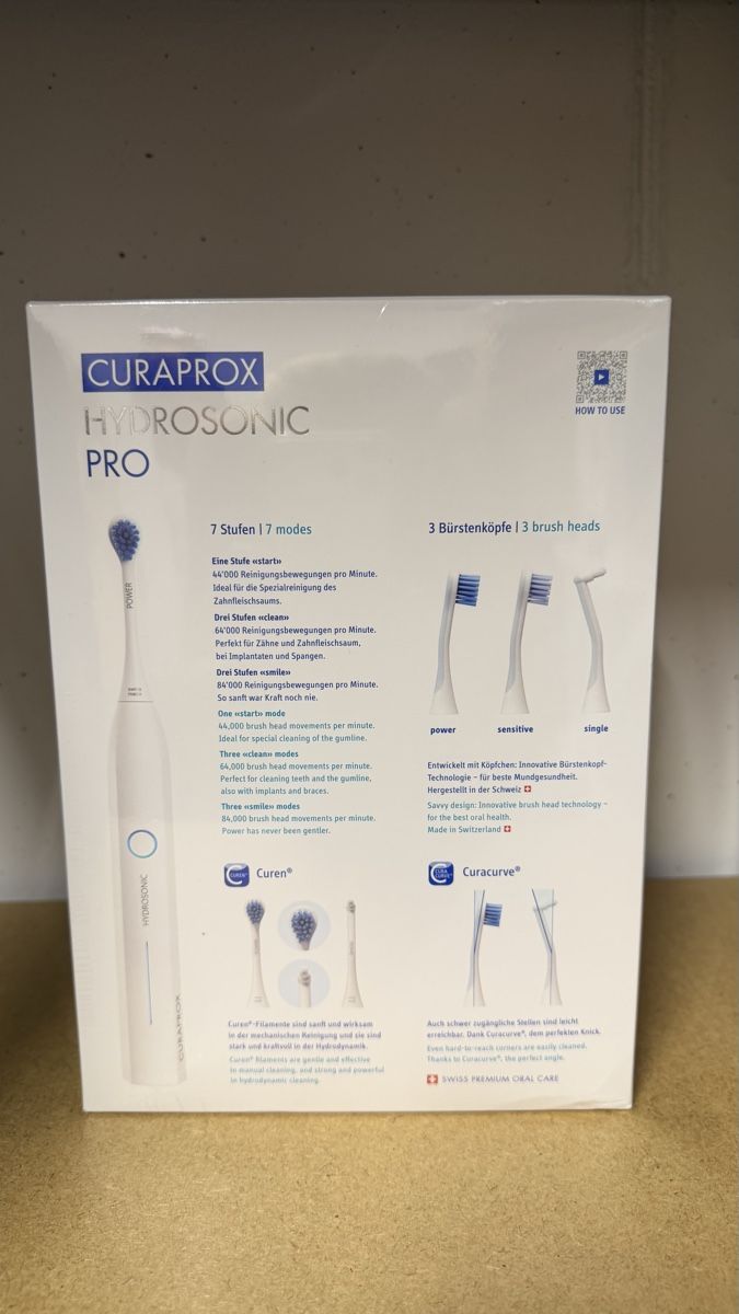 Curaprox Zahnpflege: Curaprox Hydrosonic Pro Schallzahnbürste Neu – Neu und originalverpackt aus Niederwil SG von SuisseArchive 1