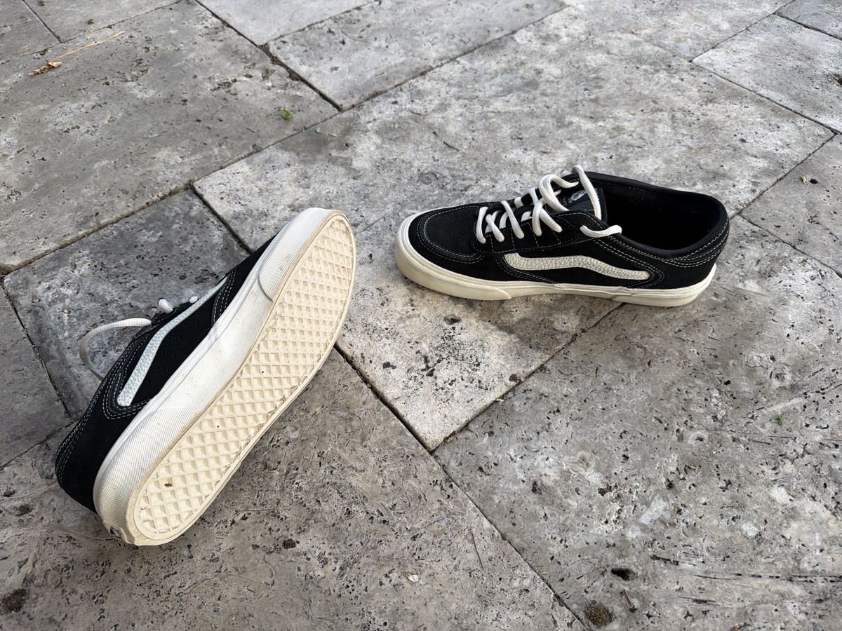 Vans Scarpe da uomo: Vans Turnschuhe schwarz weiss Grösse 40.5  – Nuovo (secondo la descrizione) da Rämismühle venduto da joedy