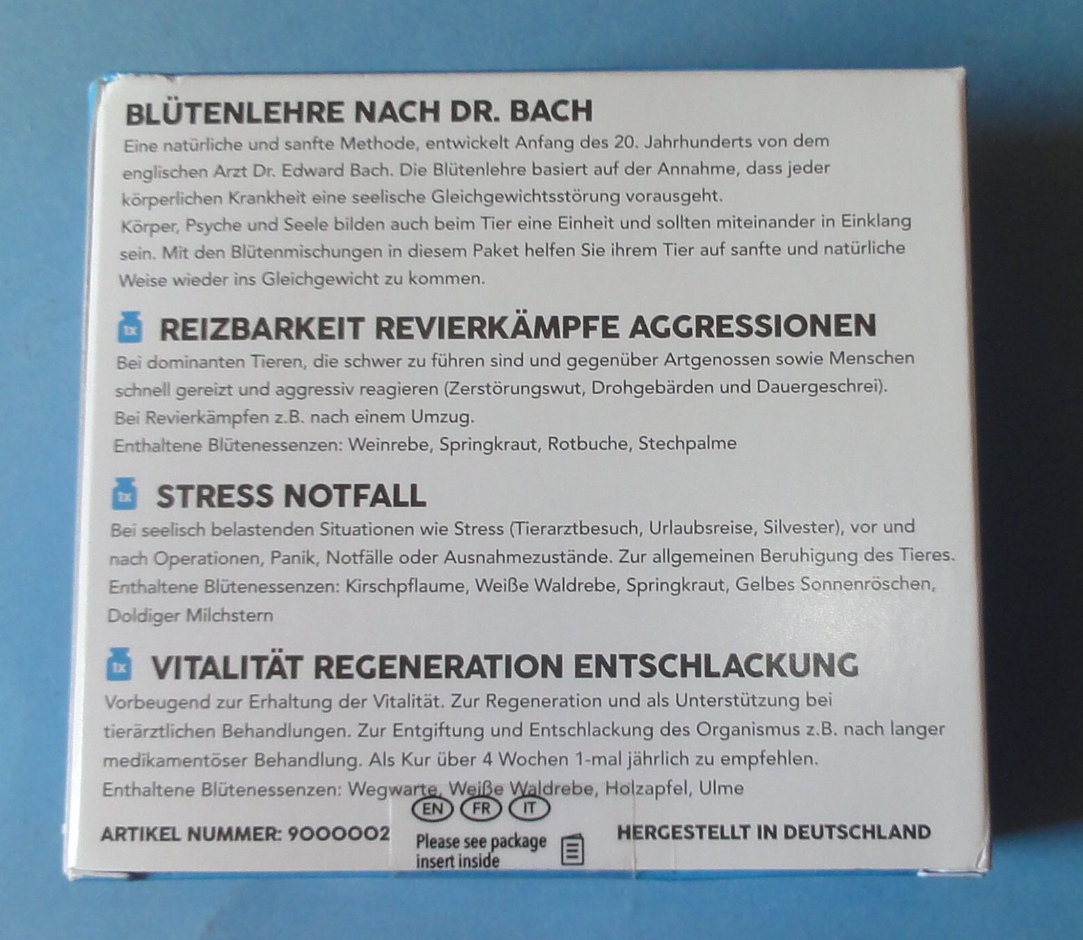 Mangimi: Hunde Bachblüten bei Agression Paws&Patch 3x10g - Neu – Nuovo e nell'imballaggio originale da Waldenburg venduto da Rcparts 1