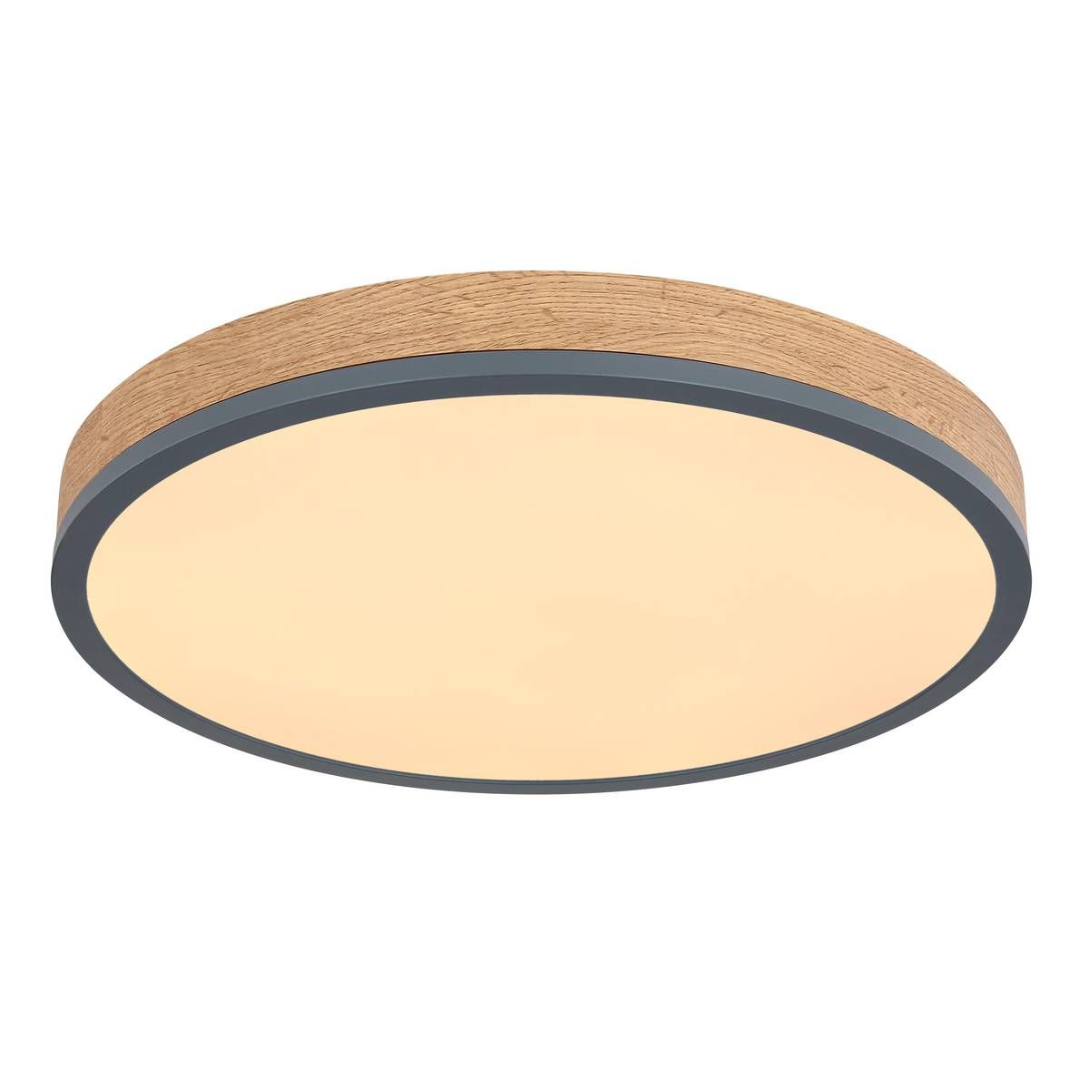 Kronleuchter & Deckenlampen: LED Deckenleuchte, Holzoptik, 45 cm Ø – Neu (gemäss Beschreibung) aus Kreuzlingen von Smart-Light