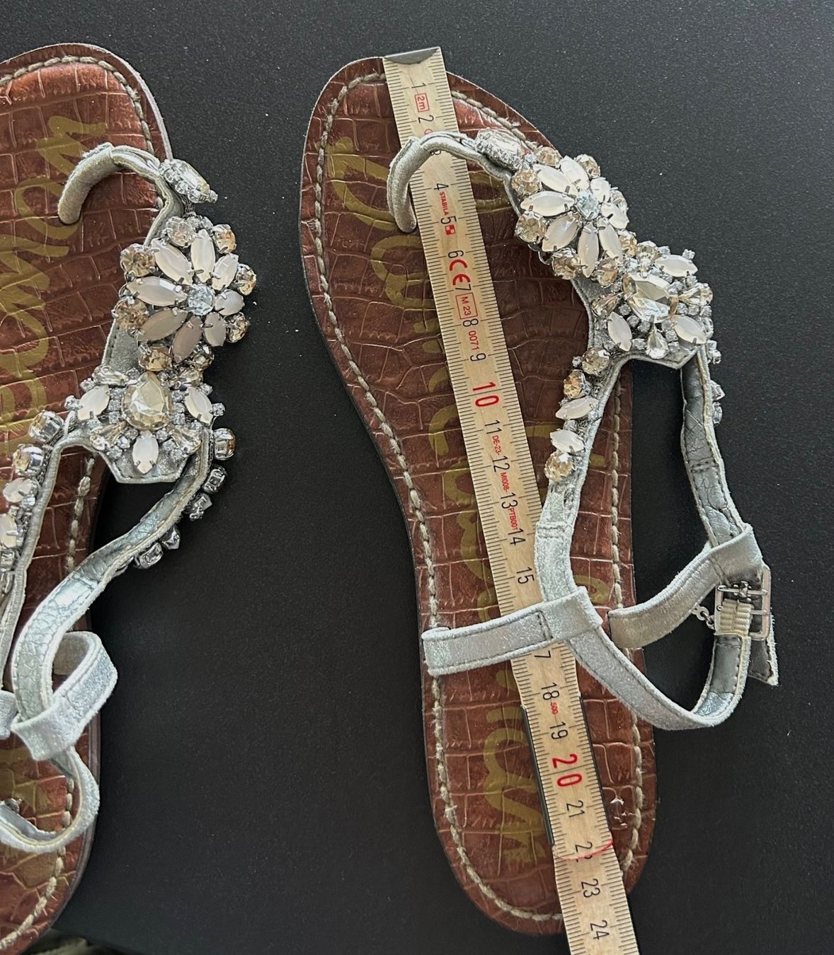 Sam Edelman Scarpe da donna: Sam Edelmann Sandalen mit Schmucksteinen, Gr. 37.5 – Usato da Zürich venduto da ann_smj8 3