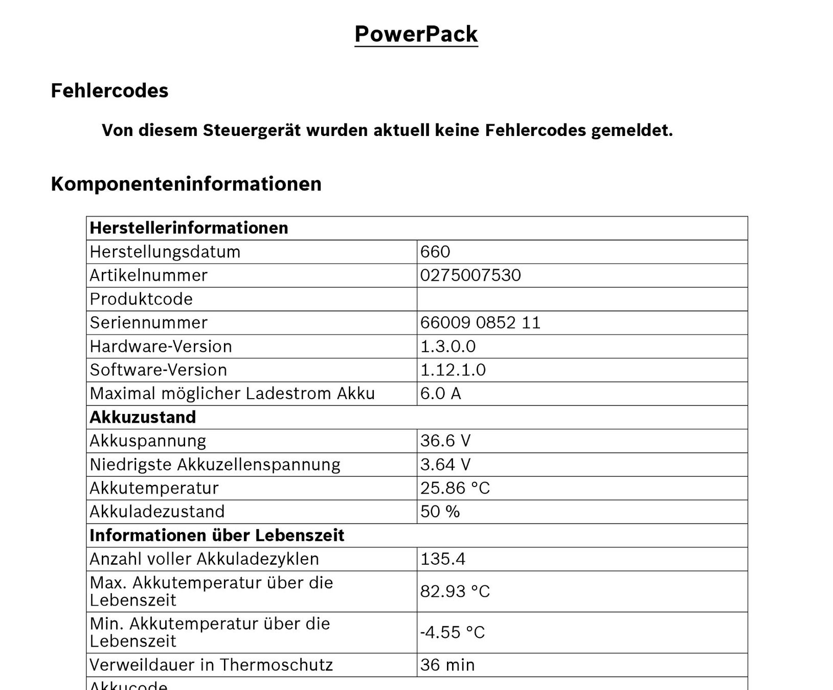 Bosch Batterie: Powerpack 500 Akku - 498Wh 99.6% mit Bosch Messbericht – Usato da Winterthur venduto da .-thx-. 7