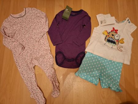 NEU Babykleider Set für Mädchen Gr. 74