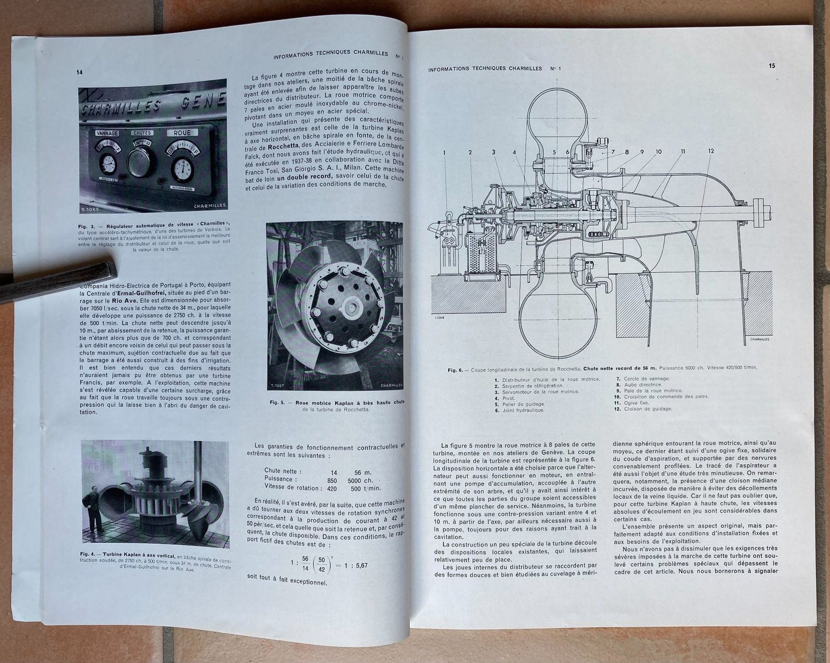 Zeitschriften & Magazine: Charmilles - Informations techniques  N° 1- Mai 1945 – Gebraucht aus Versoix von HELVETICA_1 4