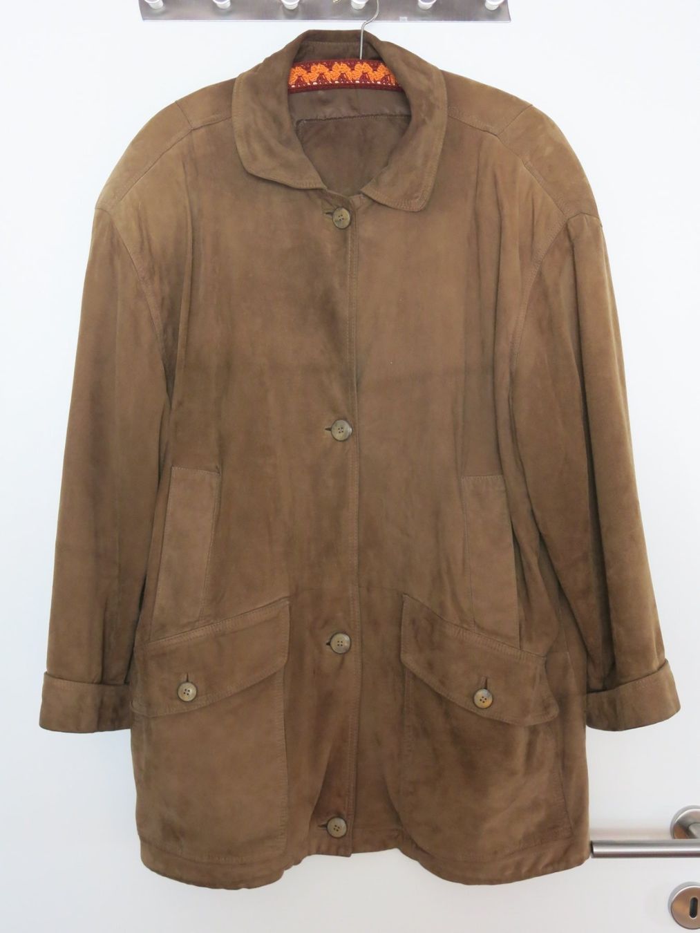 Giacche: Jacke aus echtem Leder, Grösse 42 – Usato da Birsfelden venduto da myshop