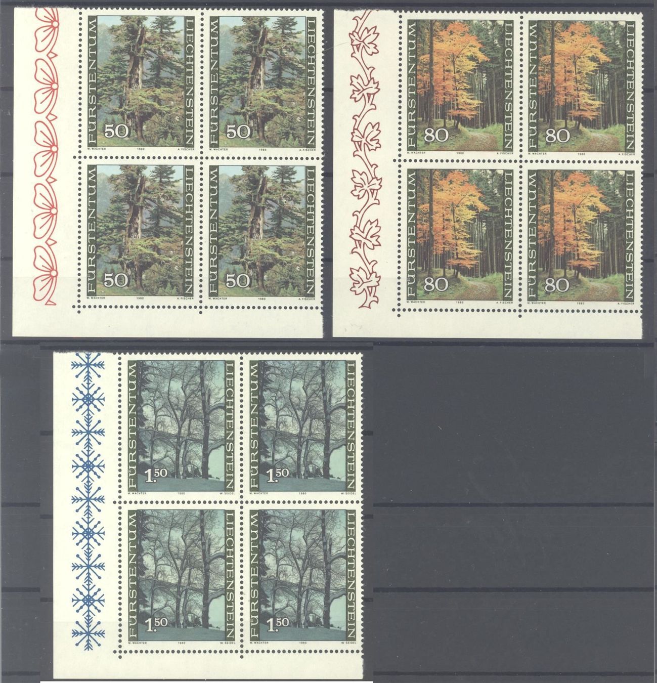 Tutti i francobolli: Kleines Lot mit 11 Viererblöcken – Usato da Willisau venduto da Vollstempel 1