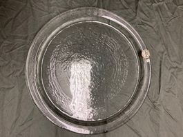 8 Glas Teller Hergiswil Glas 28 cm neuer Zustand