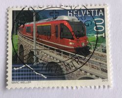 Nr.1350 mit Stempel 2010 100 jahre Berninalinie Sondermarken