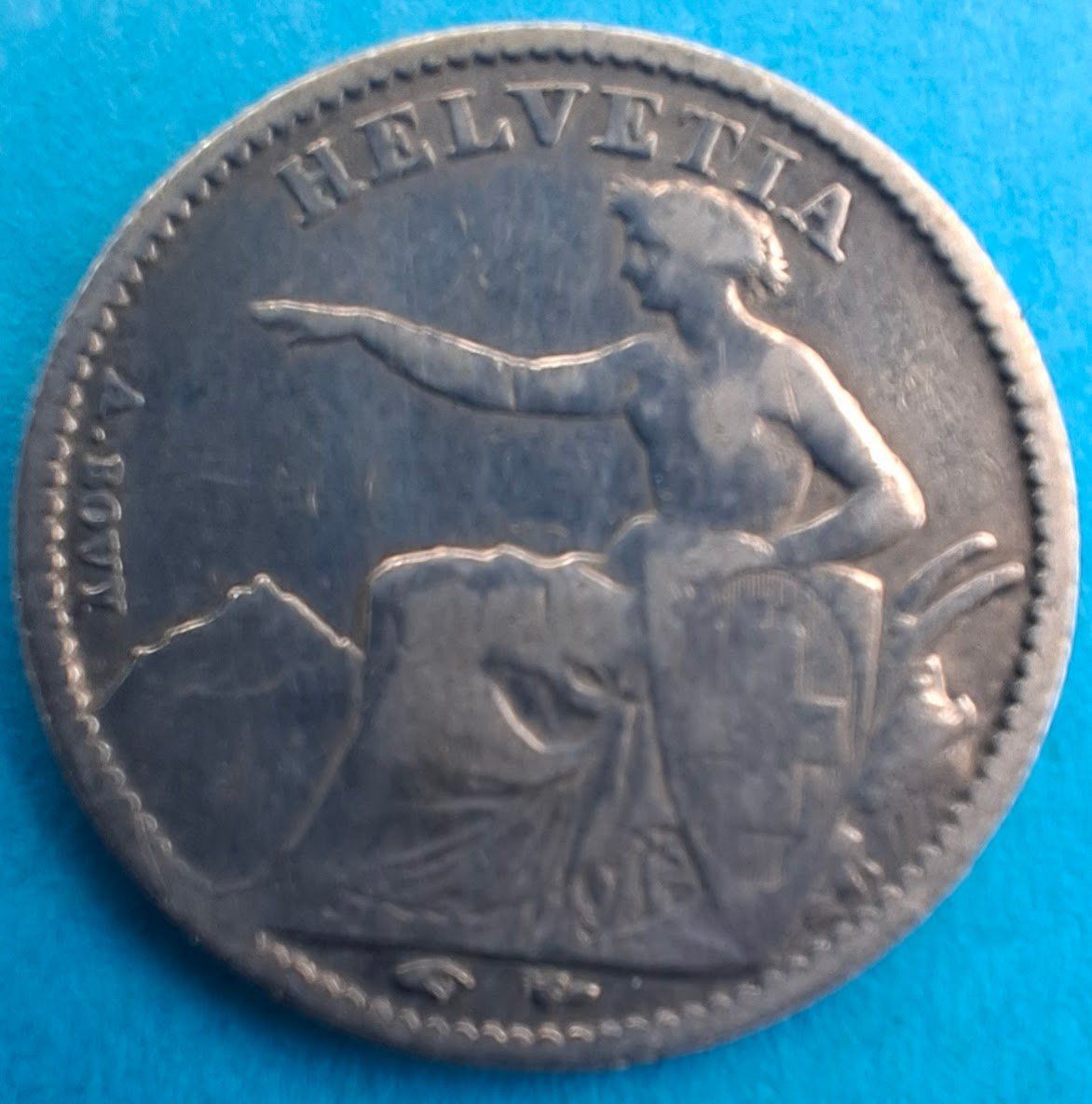 Tutti le monete: CHF___0.50 1851 SS – Usato da Fribourg venduto da Kiki020 1
