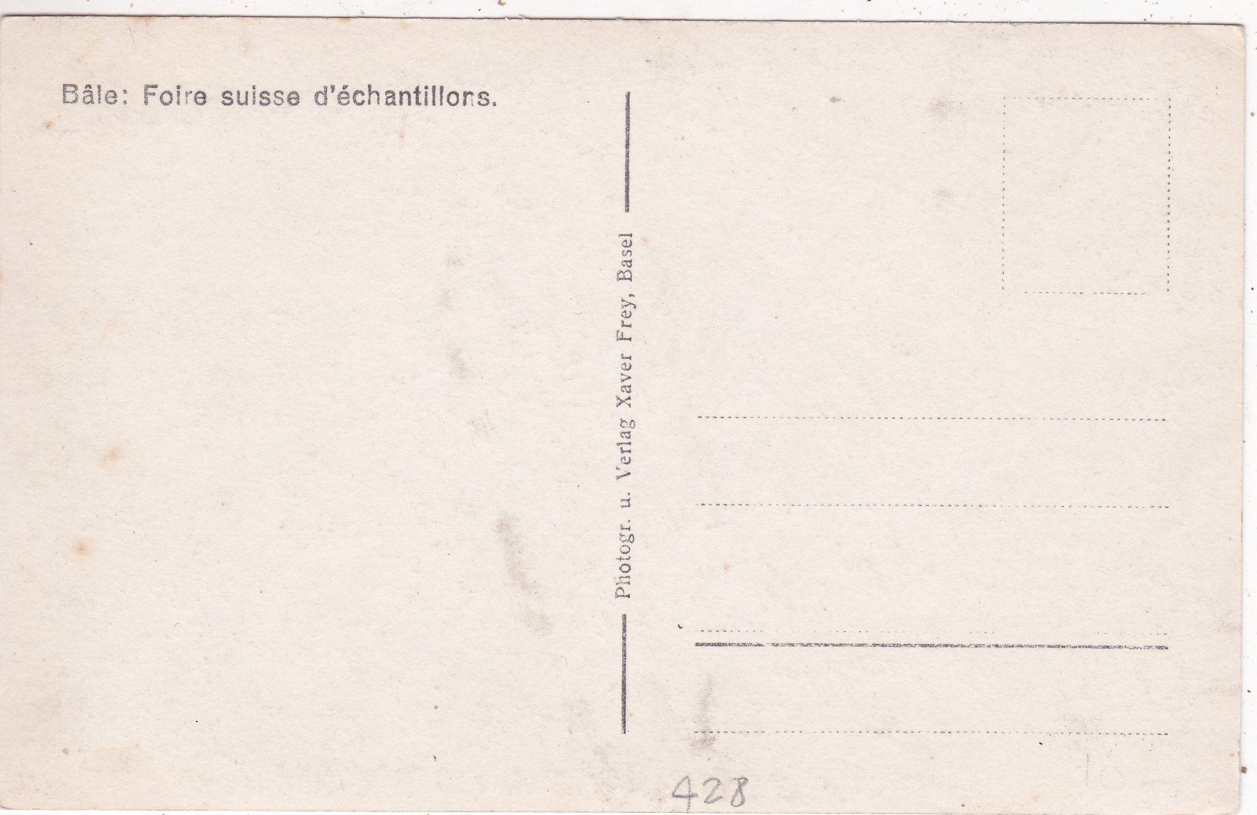 Cartes postales: Basel Schweizer Mustermesse – D'occasion à Herisau par Lisegrat2008 1