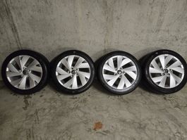 4 VW Golf8 Original Sommer-Alufelgen 17 Zoll – Neuwertig