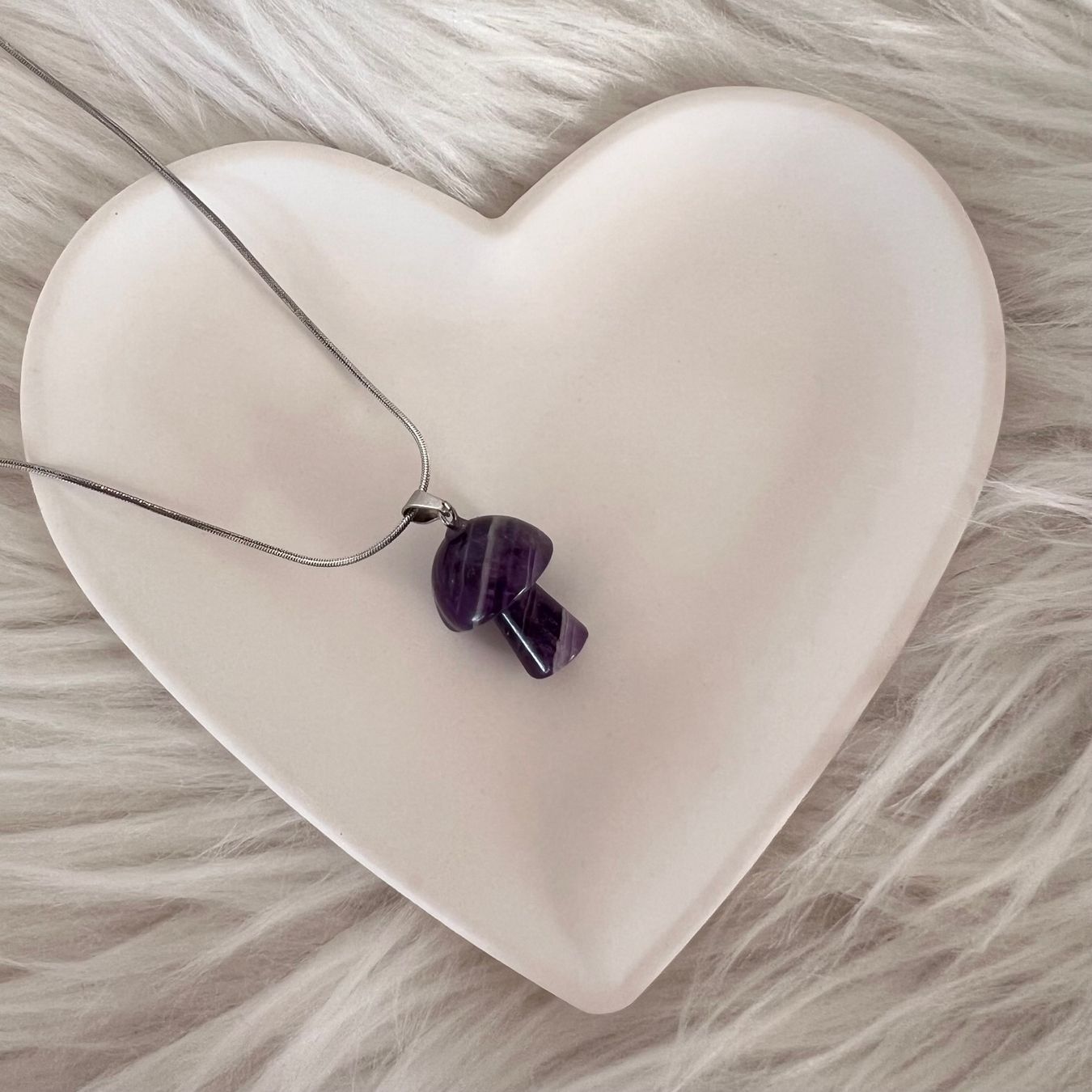 Ciondoli: Pendentif champignon en améthyste – Nuovo e nell'imballaggio originale da Pully venduto da sunaddict 2