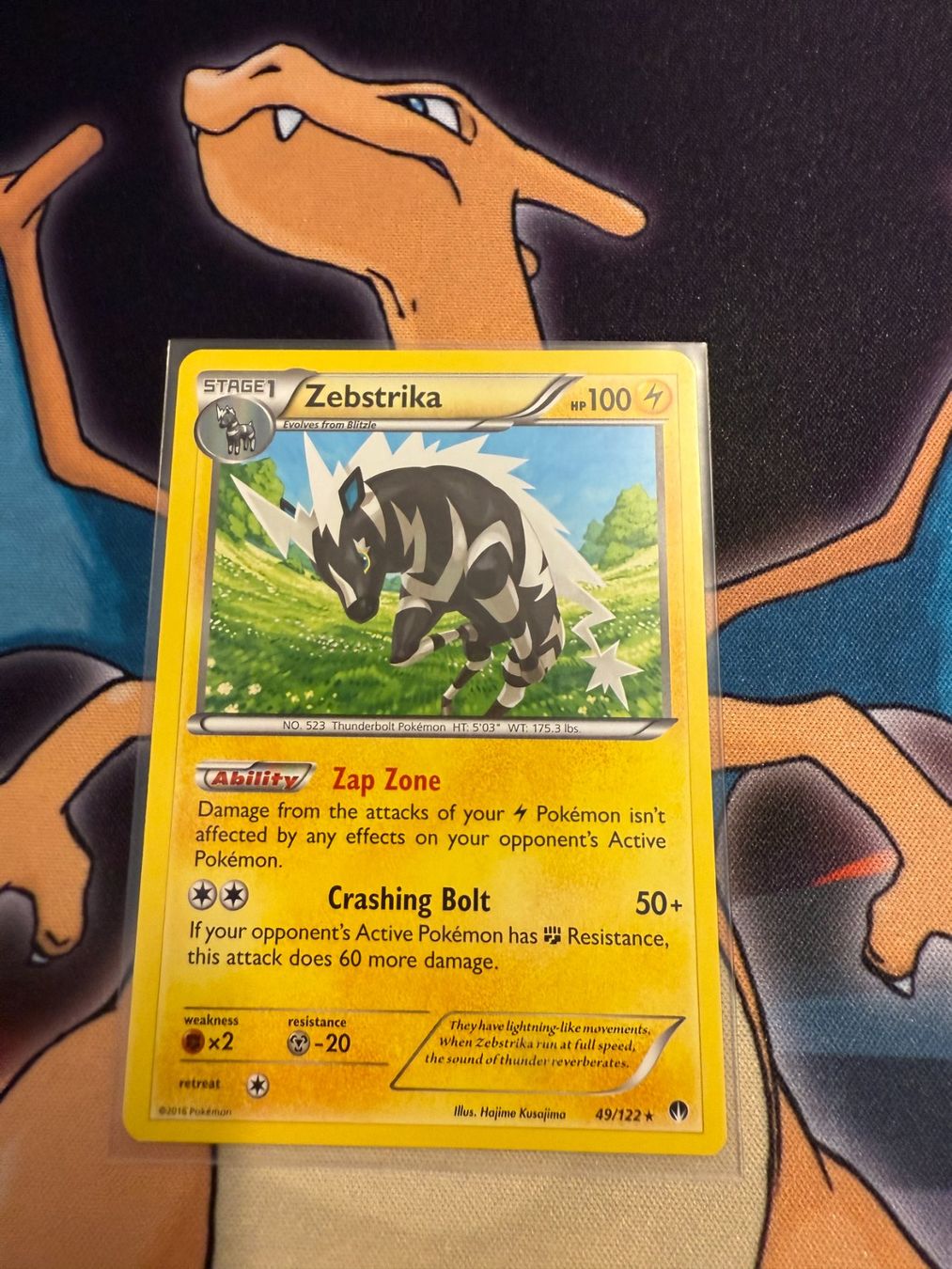 Pokémon Carte collezionabili: Zebstrika (BKP 49) - BREAKpoint – Nuovo (secondo la descrizione) da Bülach venduto da Pfrenzel