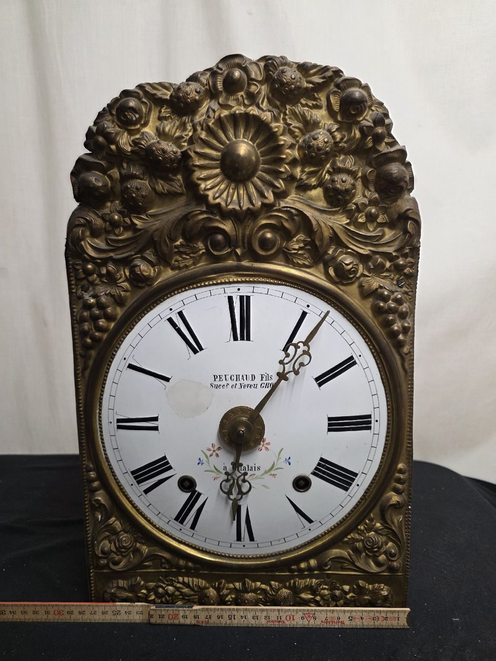 Orologi: Antike Uhr Priechaud Fs. Söhne, Messing, Defekt – Difettoso da Wolfertswil venduto da Antiko 1