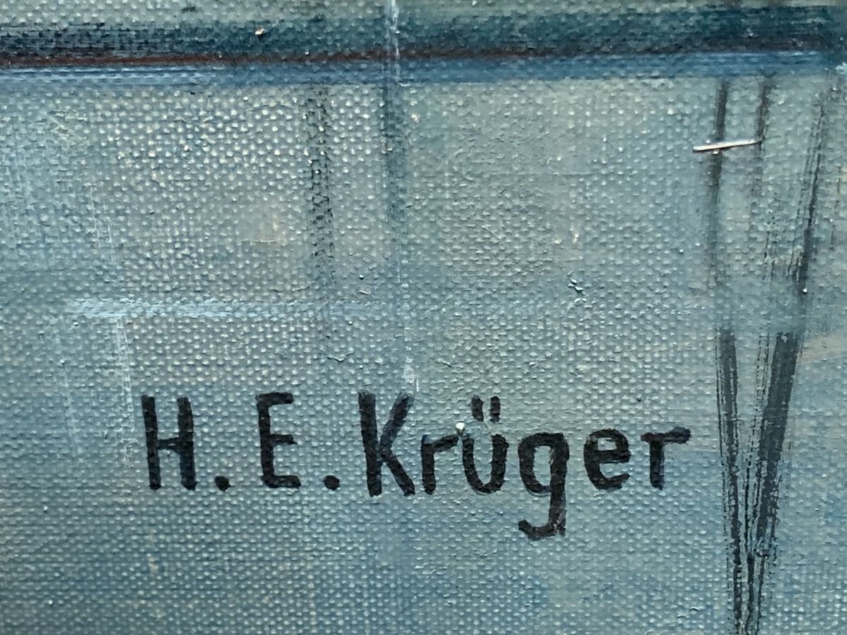 Gemälde: H. E. Krüger  – Defekt aus Wolfhalden von SecondAntique 2