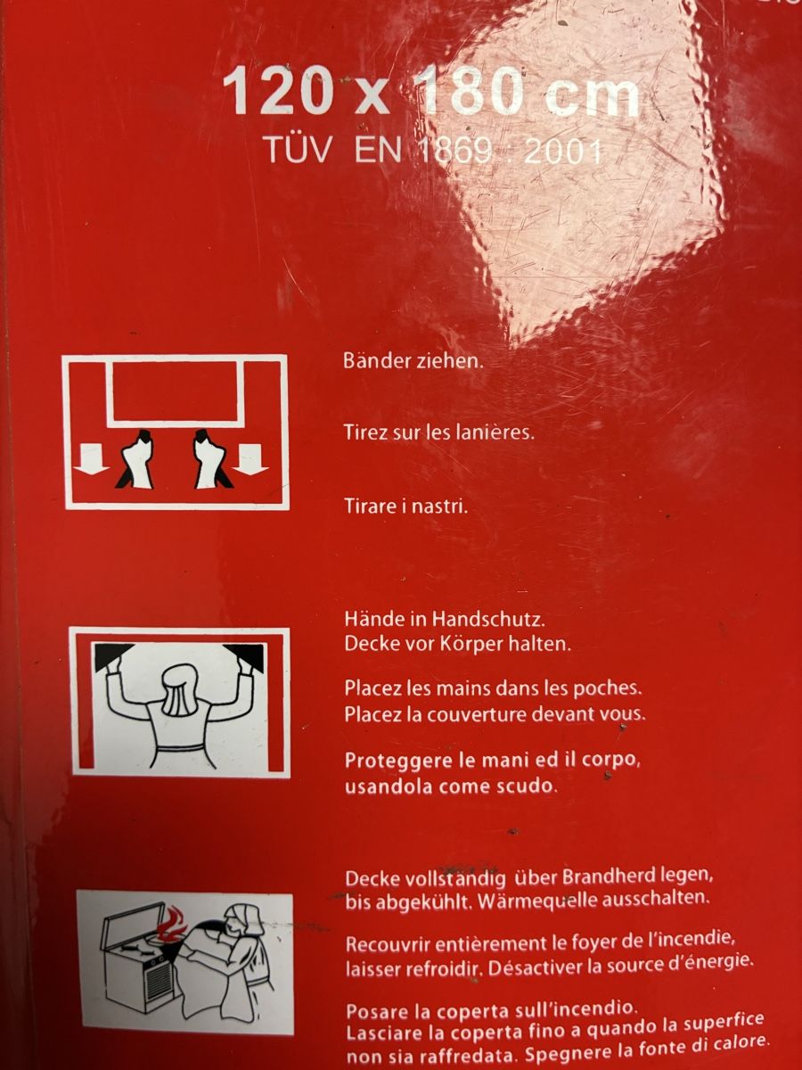 Estintori: Löschdecke – Nuovo (secondo la descrizione) da Reinach BL venduto da jon_72r9 2