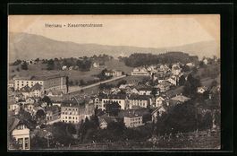Herisau, Kasernenstrasse aus der Vogelsc