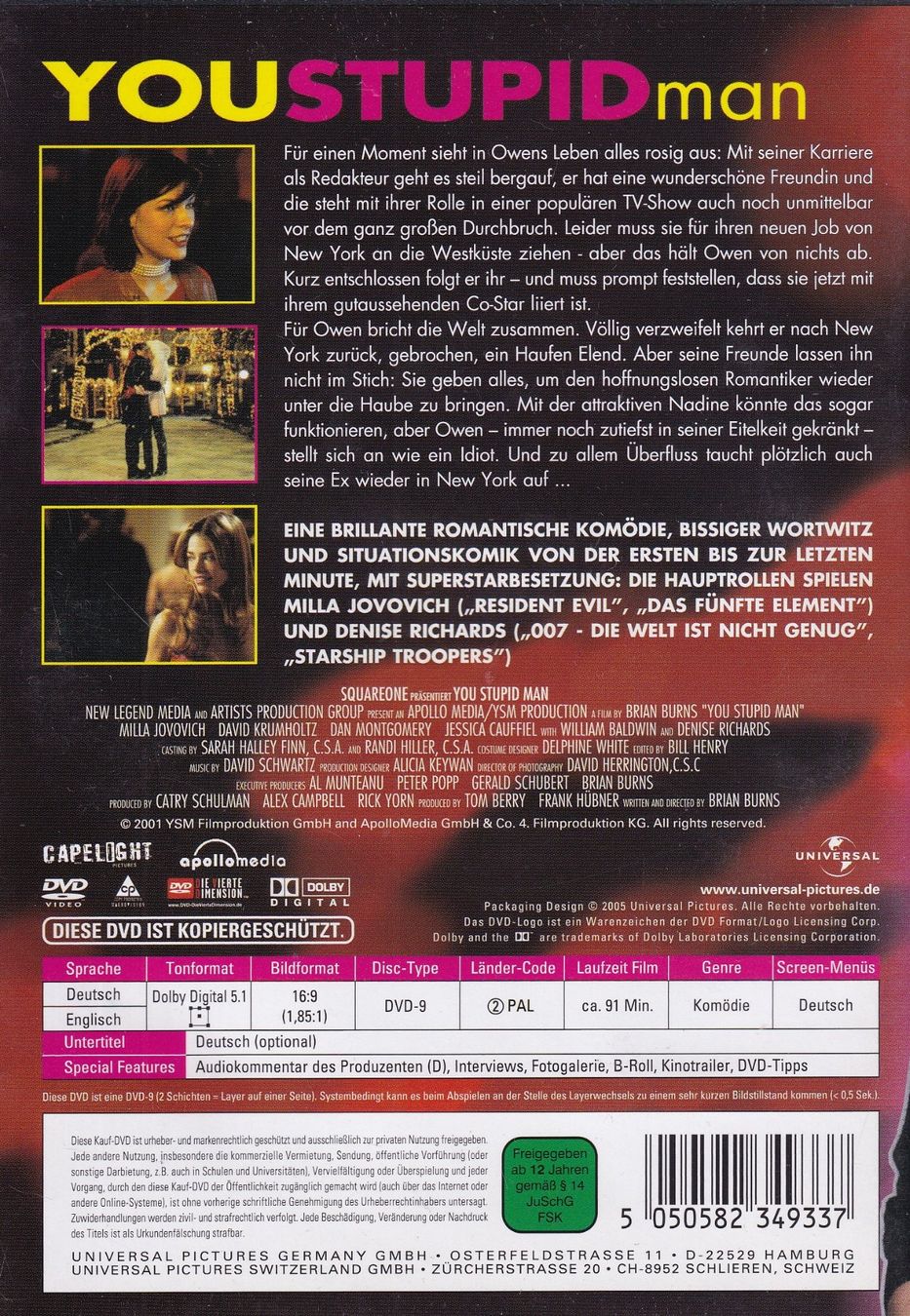 Alle DVDs: DVD ab Fr. 1.--, You Stupid Man – Gebraucht aus Lausen von Mondeo10628 1