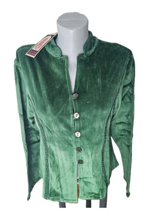 NEU! BOOM BABA Bluse / Blazer Samt ca. S/M Goa Hippie Boho