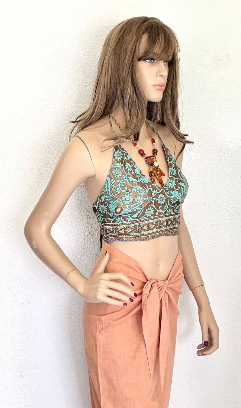 Kostüme: Ensemble Top mit Hose Baumwolle Indian Style – Gebraucht aus Kloten von Nephty 8