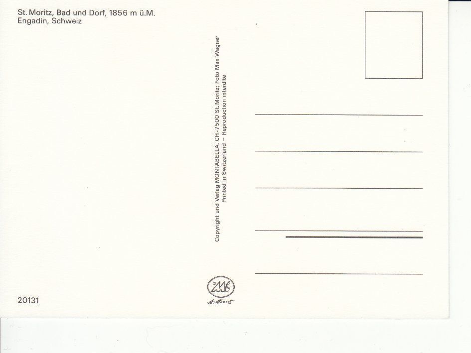 Cartes postales: St. Moritz 7 um 1995 – D'occasion à Bürglen TG par StampGraf 1