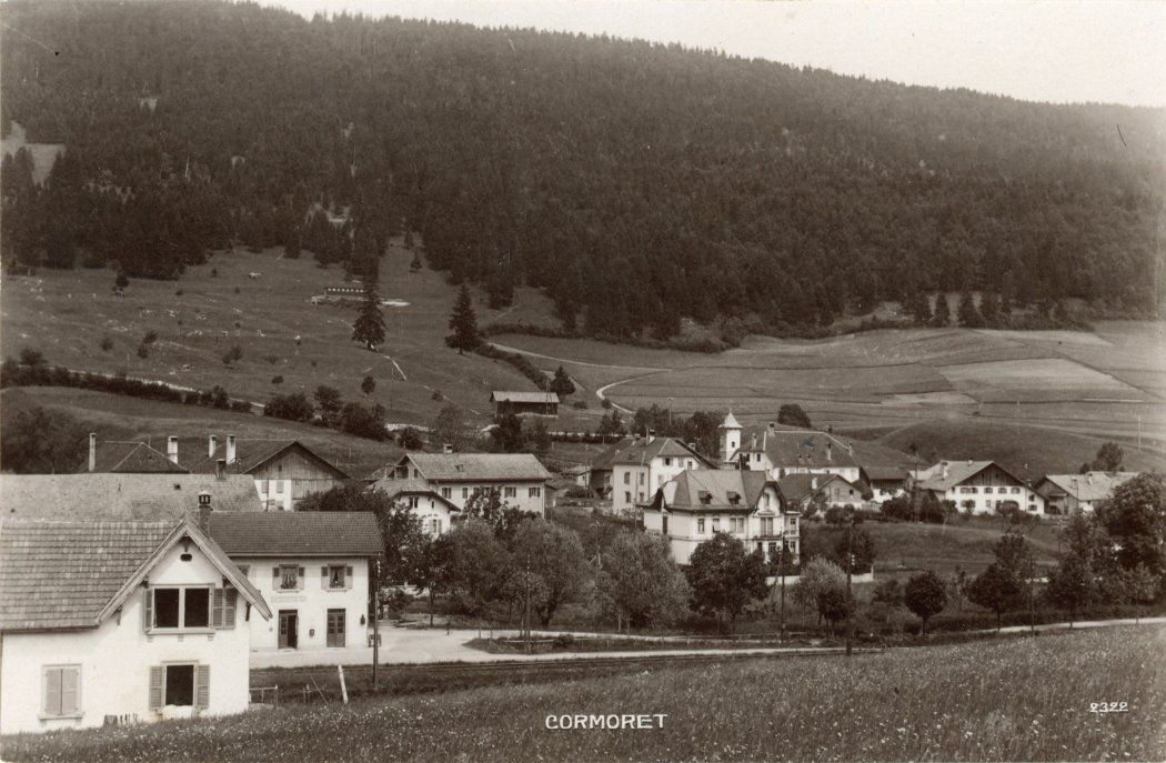 Cartoline postali: Cormoret   BE       en  1 9 2 2 – Usato da Brig venduto da Valcards54