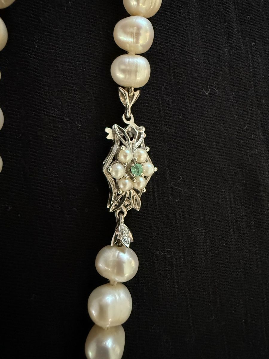 Perle (finte): Perlenkette mit Goldverschluss – Usato da Oetwil a.d. Limmat venduto da mme_2ffs 3
