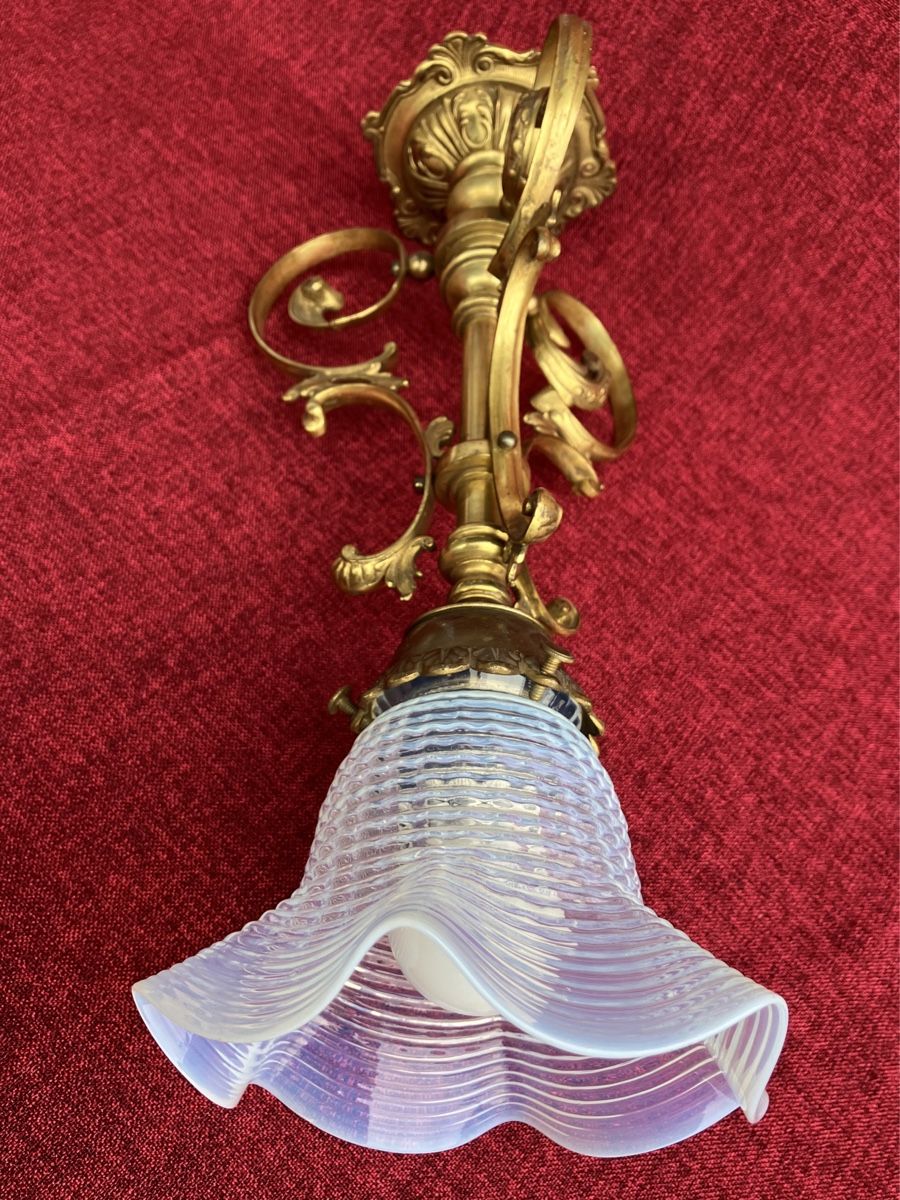 Lampadari & plafoniere: Antik Jugendstil  Deckenlampe mit Opalinglas – Usato da Zürich venduto da otomado