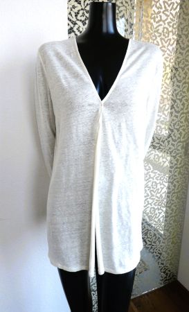 Marc O'Polo Feinstrick Leinen Jacke neuwertig, Gr. XL