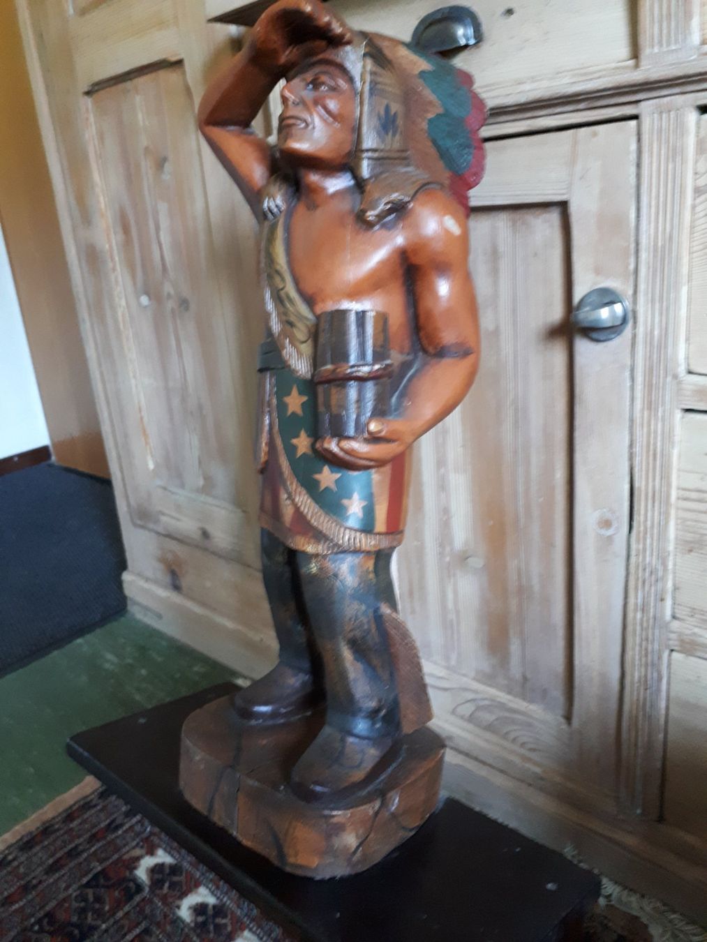 Sculture & Statue: Indianer Holzstatue – Usato da Kerns venduto da KIRSCHE06 1