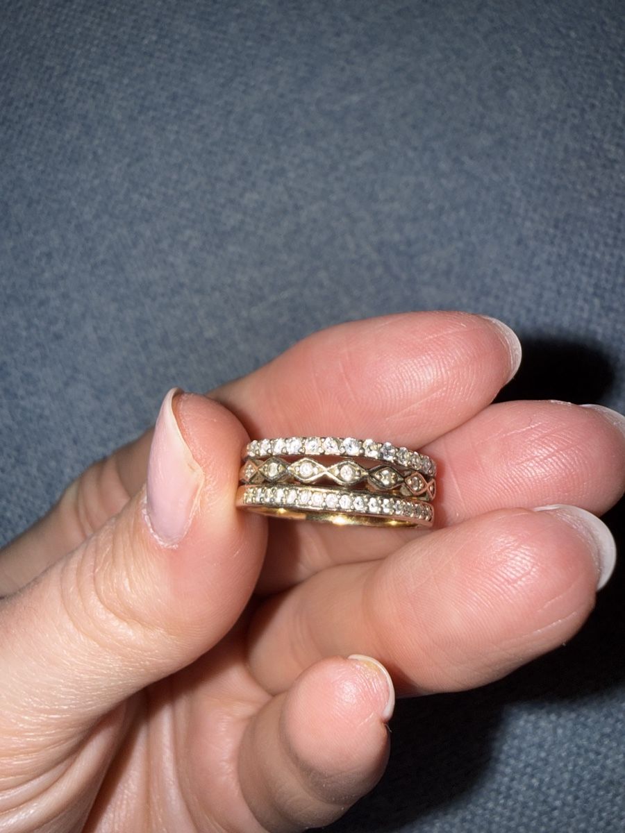 Anelli: Silber Ring vergoldet – Usato da Luzern venduto da Itsclaire